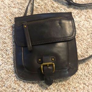 Coldwater Creek Leather Travel Satchel